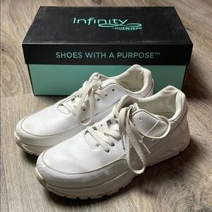 Infinity by Cherokee Uniforms Women's White Sneakers
